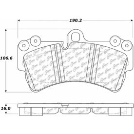 Posi Quiet Extended Wear Brake Pads with Shims and Hardware , Posi Quiet 106.09770 Posi Quiet Extended Wear Brake Pads with Shims and Hardware , Posi Quiet 106.09770