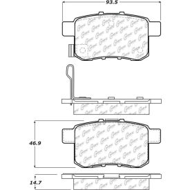Posi Quiet Extended Wear Brake Pads with Shims and Hardware , Posi Quiet 106.13360 Posi Quiet Extended Wear Brake Pads with Shims and Hardware , Posi Quiet 106.13360