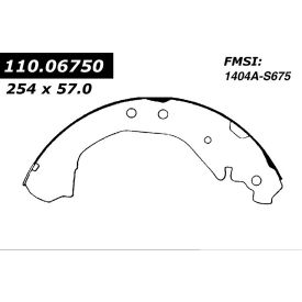 Centric Premium Brake Shoes, Centric Parts 111.06750 Centric Premium Brake Shoes, Centric Parts 111.06750
