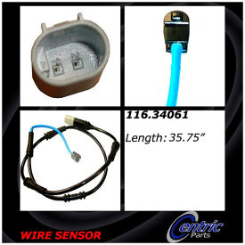 Centric Brake Pad Sensor Wires, Centric Parts 116.34061 Centric Brake Pad Sensor Wires, Centric Parts 116.34061