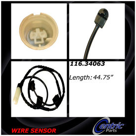 Centric Brake Pad Sensor Wires, Centric Parts 116.34063 Centric Brake Pad Sensor Wires, Centric Parts 116.34063