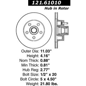 C-Tek Standard Brake Rotor, C-Tek 121.61010