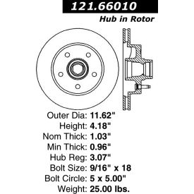 C-Tek Standard Brake Rotor, C-Tek 121.66010