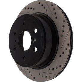 StopTech Sport Drilled/Slotted Brake Rotor; Rear Left, StopTech 127.66065L