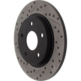 StopTech Sport Drilled/Slotted Brake Rotor; Rear Right, StopTech 127.67071R