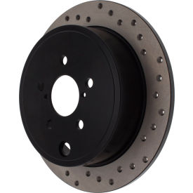 StopTech Sport Cross Drilled Brake Rotor; Rear Right, StopTech 128.47029R