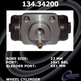 Centric Premium Wheel Cylinder, Centric Parts 134.34200 Centric Premium Wheel Cylinder, Centric Parts 134.34200