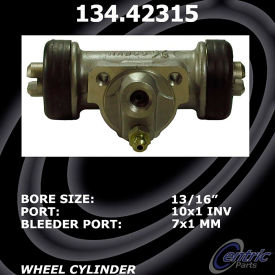 Centric Premium Wheel Cylinder, Centric Parts 134.42315