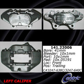 Centric Semi-Loaded Brake Caliper, Centric Parts 141.22006