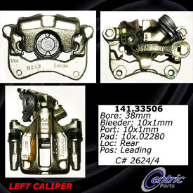 Centric Semi-Loaded Brake Caliper, Centric Parts 141.33506