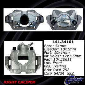 Centric Semi-Loaded Brake Caliper, Centric Parts 141.34101