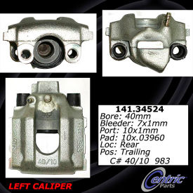 Centric Semi-Loaded Brake Caliper, Centric Parts 141.34524