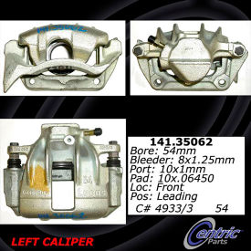 Centric Semi-Loaded Brake Caliper, Centric Parts 141.35062