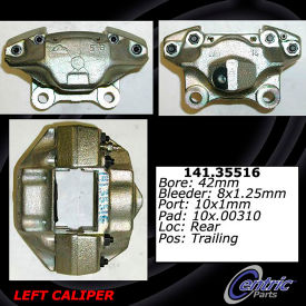 Centric Semi-Loaded Brake Caliper, Centric Parts 141.35516