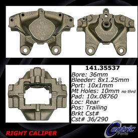 Centric Semi-Loaded Brake Caliper, Centric Parts 141.35537 Centric Semi-Loaded Brake Caliper, Centric Parts 141.35537
