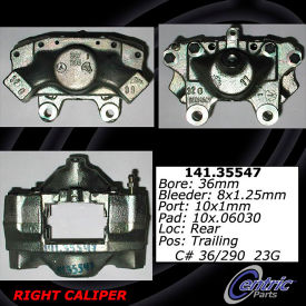 Centric Semi-Loaded Brake Caliper, Centric Parts 141.35547