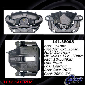 Centric Semi-Loaded Brake Caliper, Centric Parts 141.38008