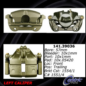 Centric Semi-Loaded Brake Caliper, Centric Parts 141.39036 Centric Semi-Loaded Brake Caliper, Centric Parts 141.39036