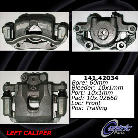 Centric Semi-Loaded Brake Caliper, Centric Parts 141.42034 Centric Semi-Loaded Brake Caliper, Centric Parts 141.42034