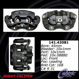 Centric Semi-Loaded Brake Caliper, Centric Parts 141.42081