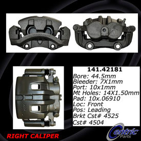 Centric Semi-Loaded Brake Caliper, Centric Parts 141.42181