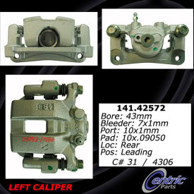 Centric Semi-Loaded Brake Caliper, Centric Parts 141.42572