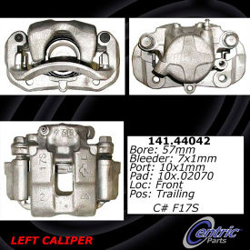 Centric Semi-Loaded Brake Caliper, Centric Parts 141.44042