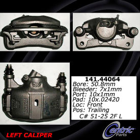 Centric Semi-Loaded Brake Caliper, Centric Parts 141.44064 Centric Semi-Loaded Brake Caliper, Centric Parts 141.44064