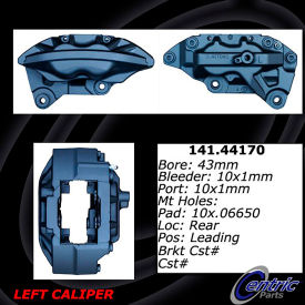 Centric Semi-Loaded Brake Caliper, Centric Parts 141.44170