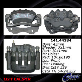 Centric Semi-Loaded Brake Caliper, Centric Parts 141.44184