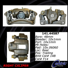 Centric Semi-Loaded Brake Caliper, Centric Parts 141.44587 Centric Semi-Loaded Brake Caliper, Centric Parts 141.44587