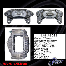 Centric Semi-Loaded Brake Caliper, Centric Parts 141.45035