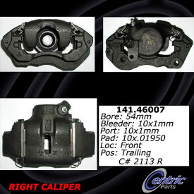 Centric Semi-Loaded Brake Caliper, Centric Parts 141.46007
