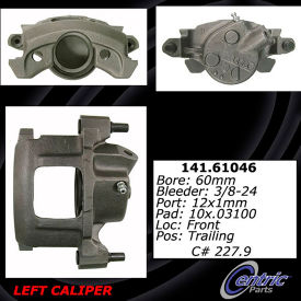 Centric Semi-Loaded Brake Caliper, Centric Parts 141.61046