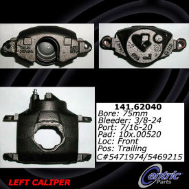Centric Semi-Loaded Brake Caliper, Centric Parts 141.62040