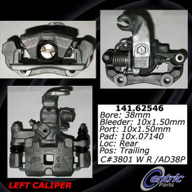 Centric Semi-Loaded Brake Caliper, Centric Parts 141.62546