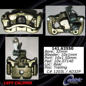 Centric Semi-Loaded Brake Caliper, Centric Parts 141.62549 Centric Semi-Loaded Brake Caliper, Centric Parts 141.62549