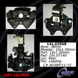 Centric Semi-Loaded Brake Caliper, Centric Parts 141.62568 Centric Semi-Loaded Brake Caliper, Centric Parts 141.62568