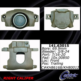 Centric Semi-Loaded Brake Caliper, Centric Parts 141.63015