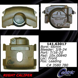 Centric Semi-Loaded Brake Caliper, Centric Parts 141.63018 Centric Semi-Loaded Brake Caliper, Centric Parts 141.63018