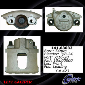 Centric Semi-Loaded Brake Caliper with New Phenolic Pistons, Centric Parts 141.63032 Centric Semi-Loaded Brake Caliper with New Phenolic Pistons, Centric Parts 141.63032