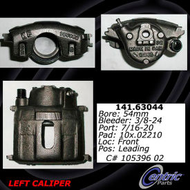 Centric Semi-Loaded Brake Caliper with New Phenolic Pistons, Centric Parts 141.63044 Centric Semi-Loaded Brake Caliper with New Phenolic Pistons, Centric Parts 141.63044
