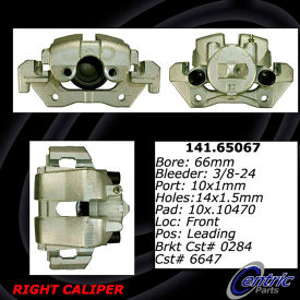 Centric Semi-Loaded Brake Caliper, Centric Parts 141.65067 Centric Semi-Loaded Brake Caliper, Centric Parts 141.65067