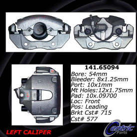Centric Semi-Loaded Brake Caliper, Centric Parts 141.65094