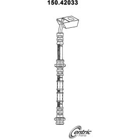 Centric Brake Hose, Centric Parts 150.42033 Centric Brake Hose, Centric Parts 150.42033