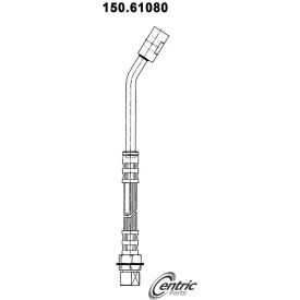 Centric Brake Hose, Centric Parts 150.61080 Centric Brake Hose, Centric Parts 150.61080