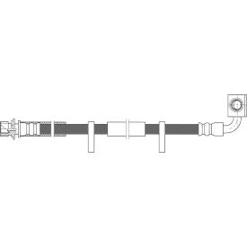 Centric Brake Hose, Centric Parts 150.63082 Centric Brake Hose, Centric Parts 150.63082