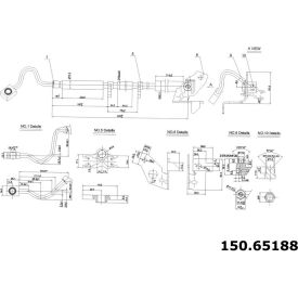 Centric Brake Hose, Centric Parts 150.65188