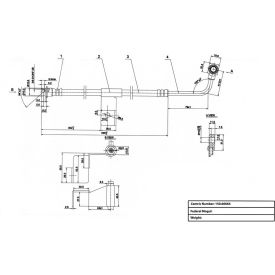 Centric Brake Hose, Centric Parts 150.66064 Centric Brake Hose, Centric Parts 150.66064