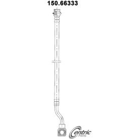 Centric Brake Hose, Centric Parts 150.66333 Centric Brake Hose, Centric Parts 150.66333
